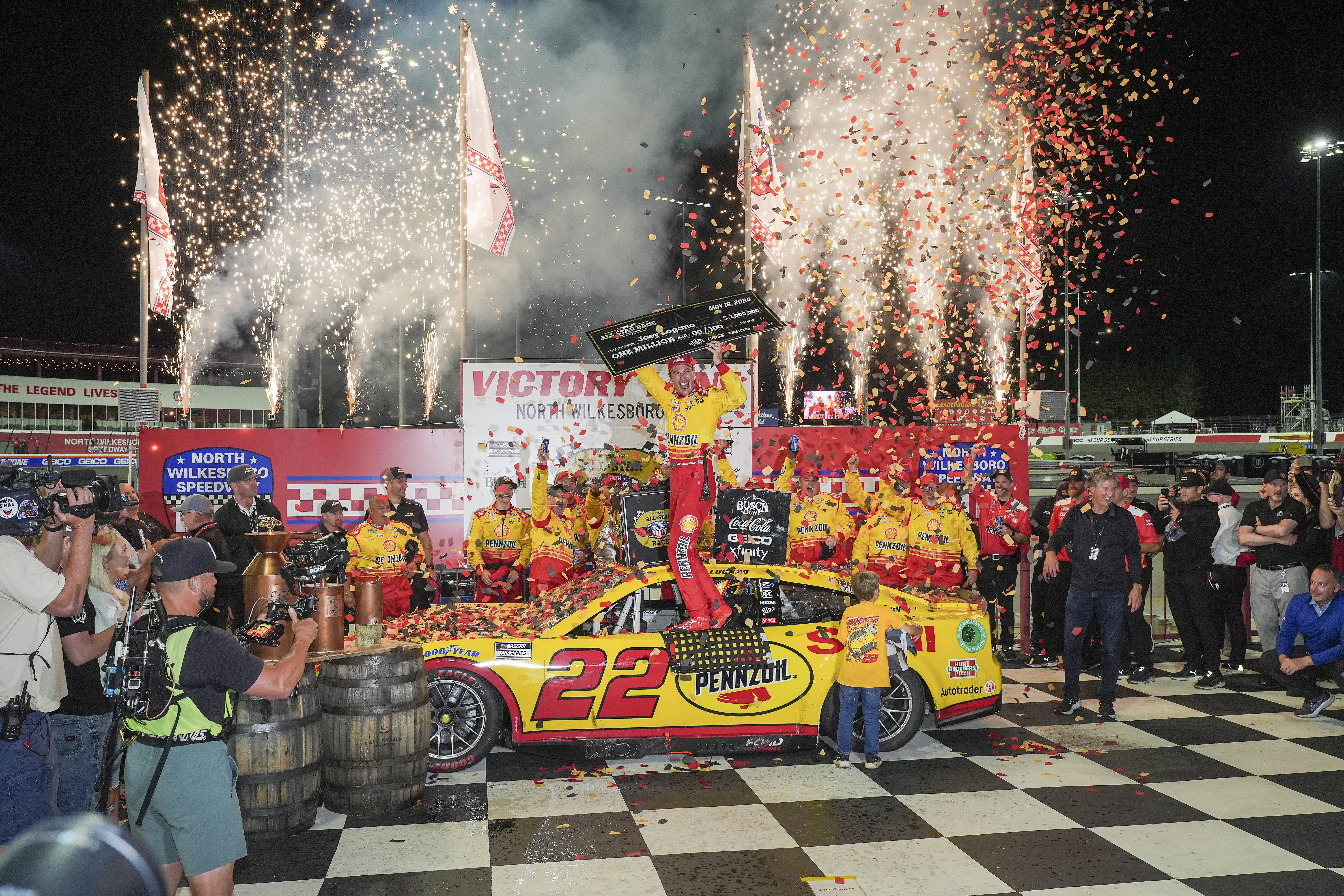 Joey Logano is the defending NASCAR All-Star Race winner - Source: Imagn